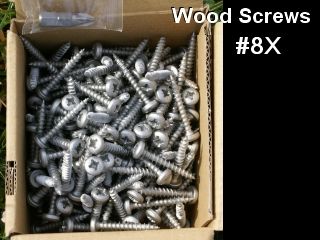 #8X wood screws